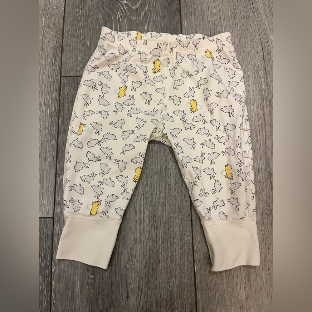 Hanna Andersson Infant Bunny Pants 100% Pima Cotton Size 60 / 3-6 Mo
